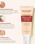 Neutriherbs Stretch Mark Cream, Pregnancy and Weight Fluctuations Skin Care, Belly Cream With Shea Butter and Coconut Oil - 3.88 Oz
