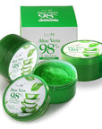 by.H Organic Aloe Vera Soothing Gel-Natural Moisturizer for Skin and Hair, Effective for Sunburns, Razor Burns, Non-Greasy Formula, Skincare [Made in Korea] (Jar Type-3 Pack)