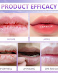 2Pcs Lip Plumper + Hydrator Lip Balm,Instant Volumizing Gloss with Hyaluronic Acid & Anti-Aging Ingredients,High-Shine Moisturizer for Smooth,Plump Lips,Cooling & Non-Sticky Formula