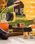 Fall Cozy Cabin Fragrance Oils Set, Essential Oil for Diffuser, Use for Soap Candle Making-Smoky Cedar Wood, Roasted Marshmallows, Autumn Leaves, Warm Flannel, Fireplace Time, Pumpkin Patch