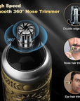 Hair Clippers for Man T-Blade Trimmer Nose Hair Trimmer Electric Shaver Set, Professional Metal Body Barber Clippers Set for Haircut, Men’s Grooming Kit with LCD Display, Ideal Gift for Him