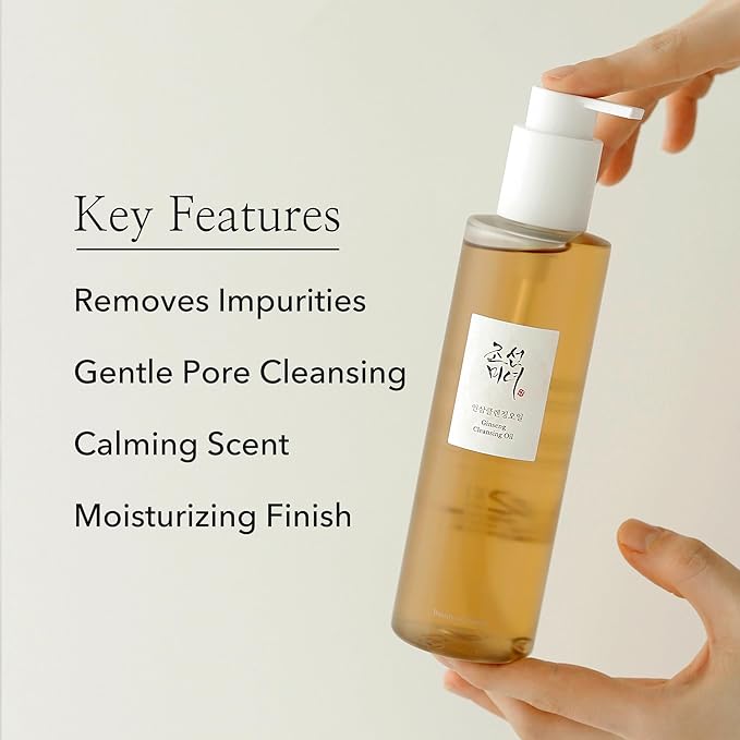 Beauty of Joseon Cleansing & Moisture Trio Ginseng Cleansing Oil Green Plum Cleanser Ginseng Essence Water Deep Cleansing and Hydration Korean Skincare