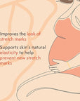Nature Spell Stretch Mark Oil For Women, Vegan Body Oil for Stretch Marks, Scars & Uneven Skin Tone, 3.38 Fl Oz