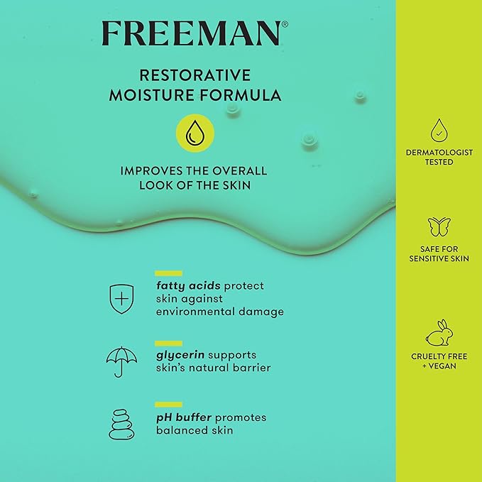 Freeman Rich Cream + Overnight Leave-On, Moisturizing Face Mask, Facial Mask For Dry Skin, Face Cream Infused With Magnesium & Hyaluronic Acid To Hydrate & Soothe Skin, 1.7 fl.oz./ 50 mL Jar