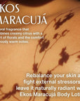 natura - Ekos Maracujá Relieving Body Lotion - Calming Lotion - 24 Hours of Hydration - Essential Fatty Acids - Vegan Skin Care - Brazilian Beauty Secrets - Self Care & Body Care - 13.5 fl oz (400ml)
