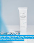 Blanc Doux Oligo Hyaluronic Acid UVA UVB Sun Essence Airy Touch 1.35 Oz SPF 50+ PA++++ Reef-Safe Makeup Base Sunscreen No Greasiness Stickiness Whitecast Sunblock Vegan Sensitive Dry Acne-Prone Skin