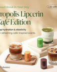 CNP Café Lip Butter - Propolis Lipcerin™ 07 Matcha, Hydrating Overnight Manuka Lip Balm & Mask, 12hr Long-Lasting Moisture, Korean Skin Care, 0.5 fl.oz.