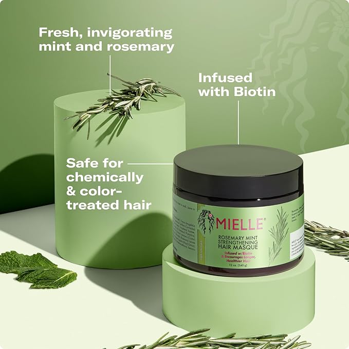 Mielle Organics Rosemary Mint Scalp & Hair Oil and Hair Masque