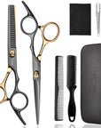 Hair Cutting Scissors Kit, Fcysy Professional Barber Shears Set with Hair Scissors Thinning Shears, Tijeras para Cortar Cabello Haircutting Sheers Hair Cut Blending Salon Scissor for Men Women Pet