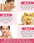 Turmeric cleansing pads,40pcs turmeric exfoliating