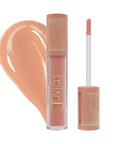 Juvia's Place Coffee Shop Lip Gloss - Cream de Cacao - Hydrating Butter Lip Gloss for Women, Long-Lasting Shine, Moisturizing Glass-like Finish, Plumping Non-sticky, Suitable for every vibe