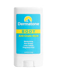 DERMATONE Travel Size Anti-Chafe Body Balm | Fragrance Free | Anti Chafing Stick | Pevent Friction & Skin Irritation | Long Lasting | Use for thigh, arm, chest, butt, ball chafing | Small .5oz Stick