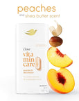 Dove VitaminCare+ Aluminum Free Deodorant Stick for 72H Odor Protection Peaches & Shea Butter Breathable Deodorant for Women 2.6 oz