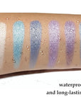 Boobeen 6PCS Cream Eyeshadow Sticks - Waterproof Eyeshadow Pencil Crayons - Eye Brightener Stick Shimmer Pens - Create Glitter Eye Makeup - Easy to Use