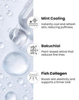 Ice Roll Serum | Cooling & Hydrating Roll-On Serum for Face, Puffy Eyes, Bakuchiol & Collagen for Firming & Lifting, Facial Roller for Depuffing, Under Eye Bag Treatment | Korean Skin Care