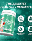 Fiber Supplement Colon Cleanse Prebiotic Powder Detox | Colon Cleanse Detox for Women | Digestive Health Regularity Satiety & Bloating Relief for Women Gut Cleanser & Powder Apple Flavored 60 Servings