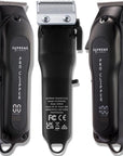 Supreme Trimmer Pro Clipper All Metal w/Taper Blade | 300 Min Run Time Professional Hair Clipper Set, Cordless Beard Trimmer | STC5030 Black