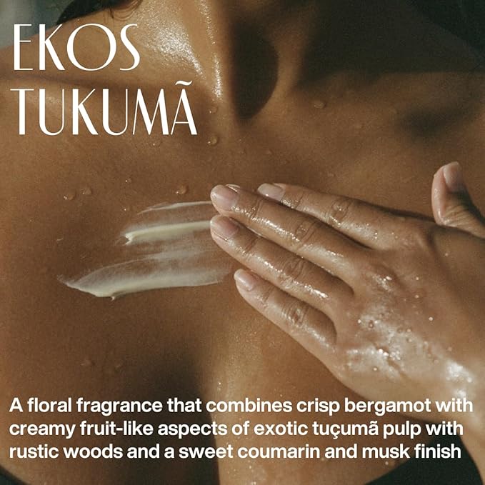 natura - Ekos Tukumã Collection Replenishing Gift Set (4 Products) - Body Lotion, Hand Cream, Shower Oil, and Shower Gel - Gift Box - Vegan Skin Care - Brazilian Beauty Secrets - Self Care & Body Care