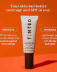 Live Tinted Hueguard Skin Tint SPF 50 - Tinted Mineral Sunscreen with Light-Medium Buildable Coverage With a Hydrating and Radiant Finish - Water and Sweat Resistant, 1.35 fl oz - Shade 09