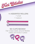 Conair Silicone Hot Rollers for Long, Medium, and All Hair - Hair Curler - No Hair Roller Clips Needed