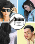EFLY Hair Wax, 4.23 oz-Instant Hairstyle Cream Pomades for Party Cosplay Easy Cleaning, Black (1, Chemical-hair-dyes), Made of 100% Natural Ingredients