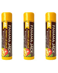 Panama Jack Sunscreen Lip Balm - SPF 45, Broad Spectrum UVA-UVB Sunscreen Protection, Prevents & Soothes Dry, Chapped Lips, Mango, 3-pack
