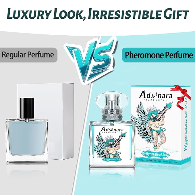 Original Pheromone for Men's Hypnosis 2.0 - Infused Cologne [2025 Upgraded] - Real Pheromone Perfume EDP Fragrance -Long Lasting - Enhance Attraction Gift 1.7 Fl Oz