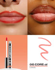 Sacheu Lip Liner Stay-N Peel Off Lip Stain — Long Lasting Matte Lip Tattoo Transfer Proof Lipstain Infused with Hyaluronic Acid & Vitamin E for All Skin Types — Vegan & Cruelty-Free, Coreal