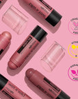 wet n wild MegaGlo Makeup Stick, Buildable Color, Versatile Use, Cruelty-Free & Vegan - Dusty Pink