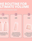 MONDAY HAIRCARE Volume Shampoo + Conditioner Set (2 Count) 27 oz. For Thin, Fine, and Oily Hair Made with Coconut Oil, Ginger Extract, and Vitamin E 100% Recyclable Bottle