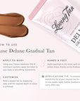 Loving Tan Rose Scented Deluxe Gradual Tan Lotion, Dark-Natural Looking Self Tanner, Professional Strength Sunless Tanner, 5+ Self Tanning Applications-Cruelty Free, Naturally Derived DHA-3.3 Fl Oz