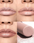Oulac Nude Hydrating Lipstick Set For Women High Impact Lipcolor Tinted Lip Balm, Nourishing, Satin Finish, Moisturizing Creamy Formula, Vegan Clean Beauty Sensual Glow Rich Crème 01+02+04(SET 1)