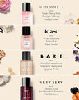 Victoria's Secret Fine Fragrance Mini Mist Gift Set, 4 Piece, Assorted Scents