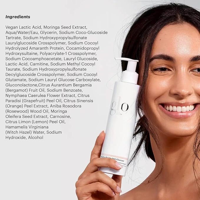 Glo Skin Beauty Hydra-Bright AHA Cleanser Foaming