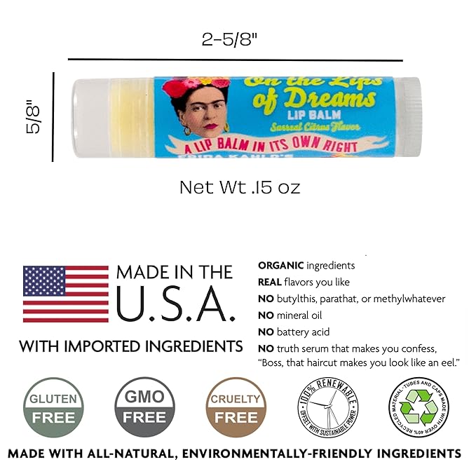 Frida Kahlo's On the Lips of Ingredients