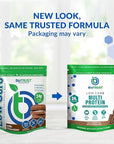 BioTrust Low Carb Protein Powder – Natural and Delicious Whey & Casein Blend from Grass-Fed Hormone Free Cows – Non GMO, Soy Free, Gluten Free, Hormone Free (Chocolate, 3-Pack)