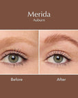 Thrive Causemetics Instant Brow Fix Semi-Permanent Eyebrow Gel, Waterproof Tinted Eye Brow Gel with Vitamin B5, Smudge-Proof, Long Lasting Definition, Vegan & Cruelty Free, Merida (Auburn)