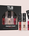 The Lip Bar - Perfect Pout Mini Lip Trio Gift Set (3 Products) - Nonstop Liquid Matte Lipstick & Non-Sticky Lip Gloss - Travel Size - Gift Box - Vegan, Gluten Free, Cruelty Free - Makeup & Cosmetics