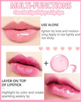 Hydrating Plumping Lip Glow Oil,Shine Tinted Gift