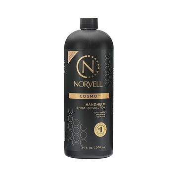Norvell Spray Tan Solution, Cosmo, Blend of Warm Brown & Cool Violet-Brown Undertones, 34 fl. oz. - Long-Lasting, Handheld Self-Tanning Spray with Tomato Seed Extract, Aloe Leaf