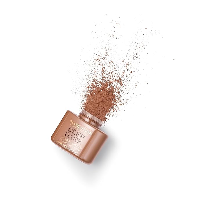 Revolution Beauty, Loose Baking Powder, Makeup Setting Powder, Deep Dark, 1.13 Oz