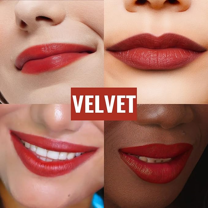 Oulac Red Creamy Matte Lipstick, Soft Satin Finish Lipsticks for Women with Moisturising Formula, Rich Color, Highly Pigmented Enriched with Rose Oil, Vegan & Cruelty-Free| 3.6g (Y05)