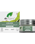 Dr. Organic Ageless Eye Contour Serum with Seaweed | Smoothing and Firming, Targets Fine Lines, Fragrence Free, Certified Organic, Paraben & SLS-free, 15 mL / .5 fl oz
