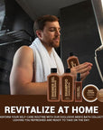 Gift Sets for Men Bath and Body Mens Gifts 6pcs Sandalwood Travel Size sets with Shampoo, Shower Gel, Soap, Body Lotion, Birthday Gifts for Men, Self Care Fathers Day Gifts