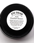 Brazilian Brown Cinnamon Chestnut Bronze Pressed Powder Single Vegan Eyeshadow; Talc, Paraben & Cruelty Free