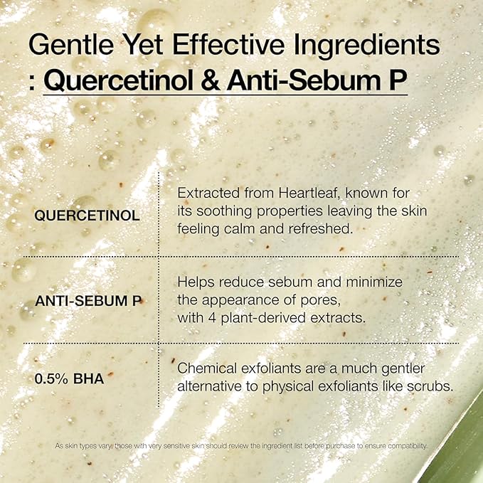 Anua Double Cleanser Duo for Facial Cleansing : Heartleaf Pore Control Cleansing Oil & Heartleaf Quercetinol Pore Deep Cleansing Foam for Double Cleansing, Korean Skincare