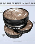 XMONDO Color Ash Blonde Color Depositing Mask & Semi-Permanent Hair Dye Super Gloss Infused with Bond Boosters for Nourishment, Revitalize & Repair, Vegan Formula, 8 Fl Oz