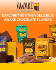 AWAKE - Caffeinated Chocolate Bites - Dark Chocolate, 50 Bites - 50mg Caffeine - Individually Wrapped Energy Bites - Coffee Alternative - Fairtrade, Gluten Free, Non GMO - 0.48oz