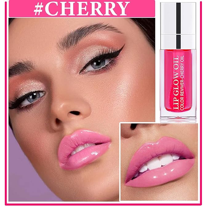 Plumping Lip Oil,Hydrating Lip Glow Oil