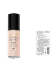 Milani Conceal + Perfect 2-in-1 Foundation + Concealer - Cream (1 Fl. Oz.) Liquid Foundation - Cover Under-Eye Circles, Blemishes & Skin Discoloration for a Flawless Complexion